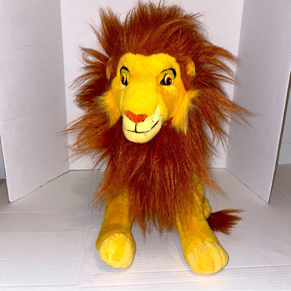 Vintage Disney Lion King "Adult Simba" Disney Applause Stuffed animal vintage